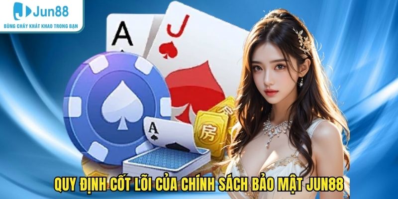 Quy định cốt lõi của chính sách bảo mật JUN88