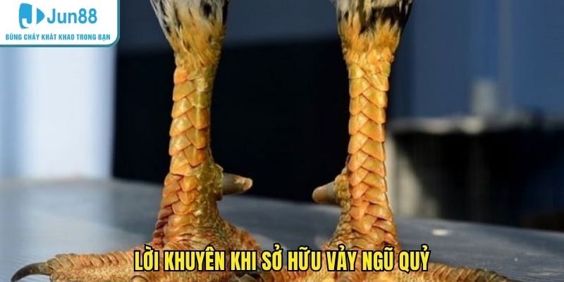 Lời khuyên khi sở hữu vảy ngũ quỷ